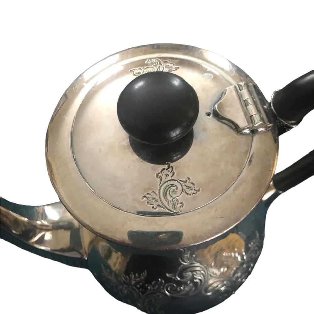 VTG Harrison Bros & Howson Alpha Silver-Plated Teapot 526 2.5 PT Made In England